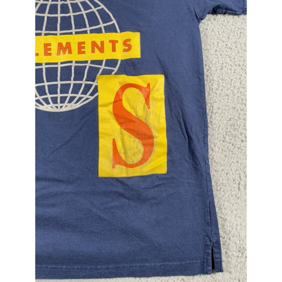 Vintage Liz Sports Element T Shirt Mens Large Blue Short Sleeve Double Sided Tee - Picture 11 of 13